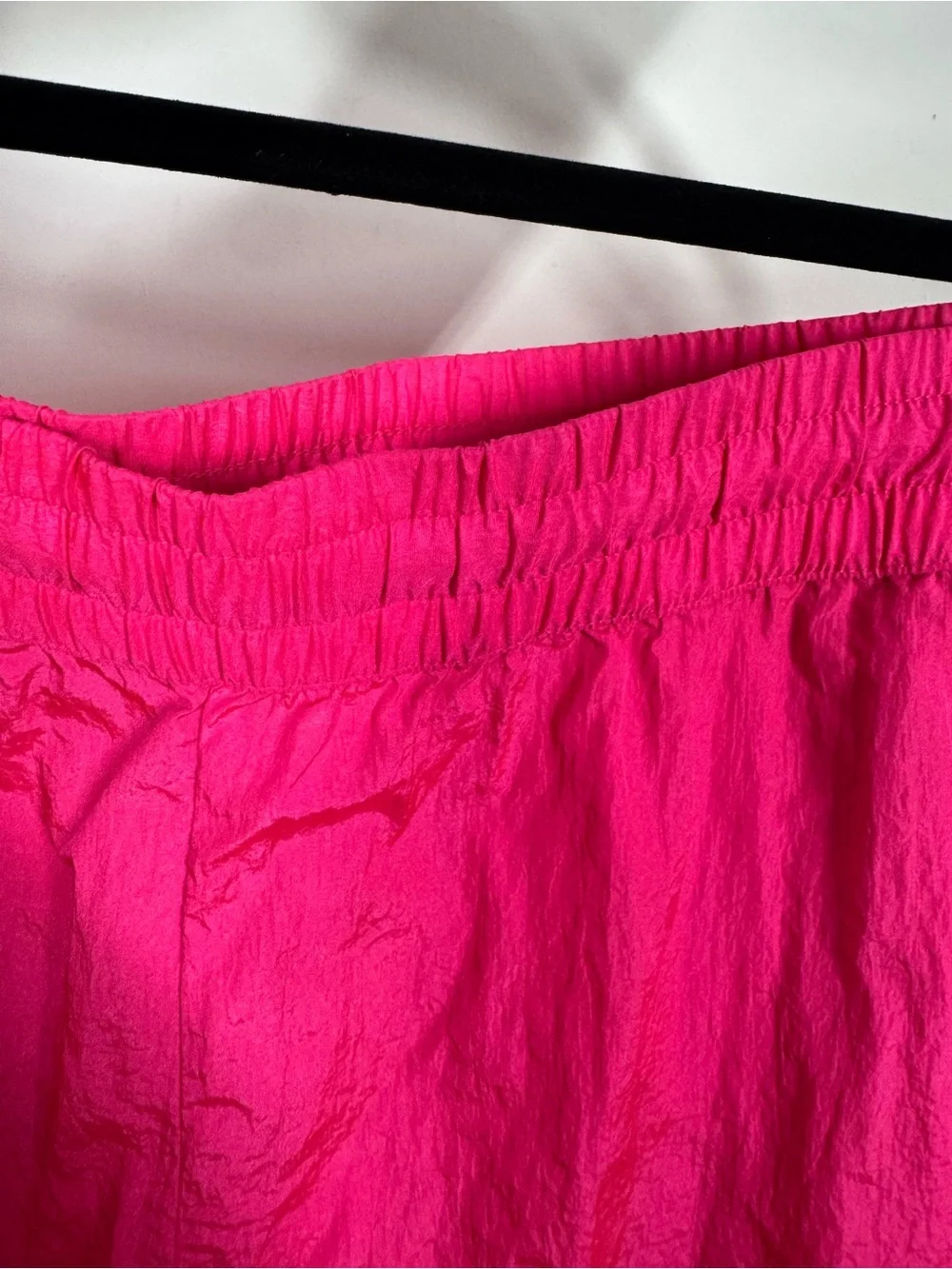 The Future Collective Shorts High Rise Bermuda Winderbreaker Neon